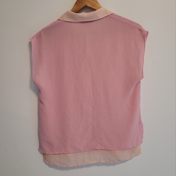 BIANCA NYGARD Pink and Peach Sleeveless Blouse (6P) - Picture 2 of 6